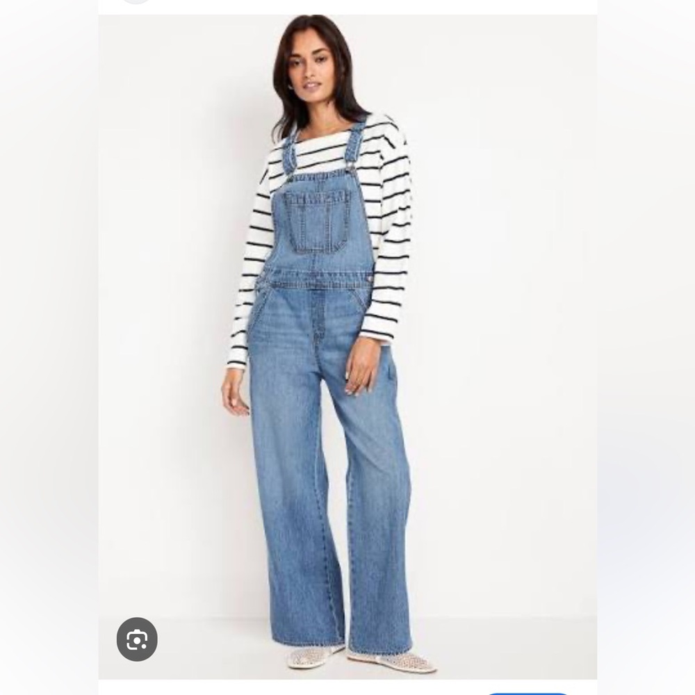 Old Navy Classic Blue Denim Overalls